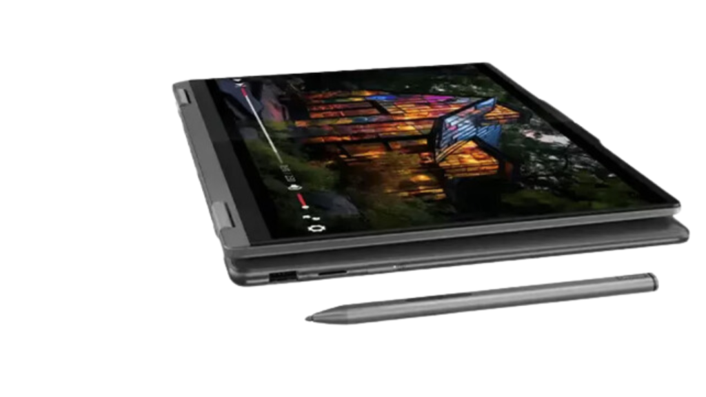 a Lenovo Yoga 7i 2-in-1 with pen