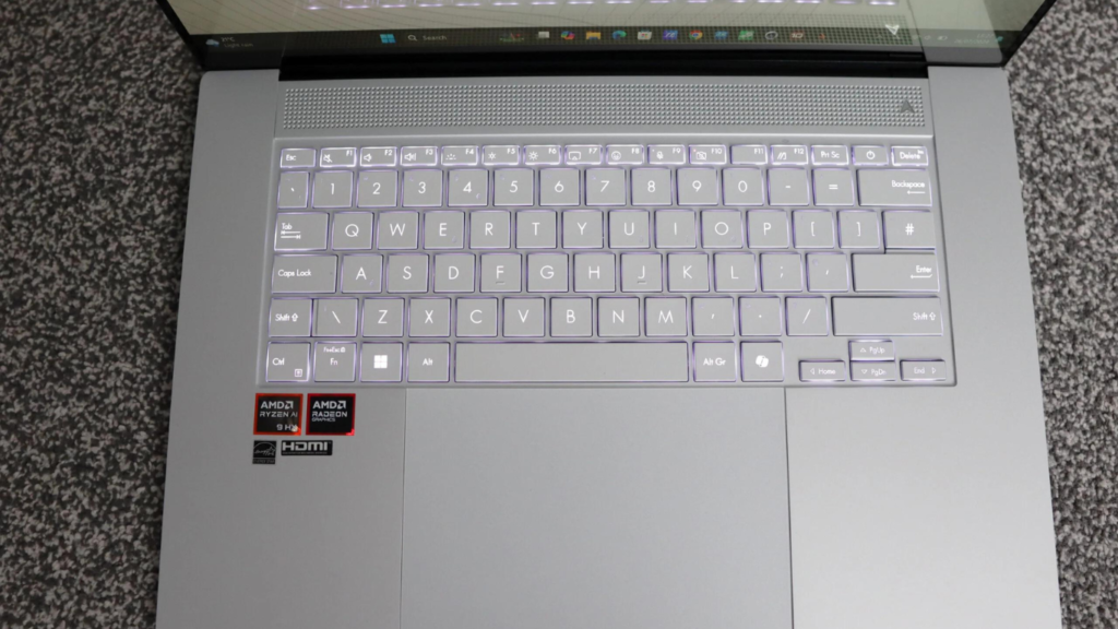 ASUS Zenbook S 16 OLED laptop keypad